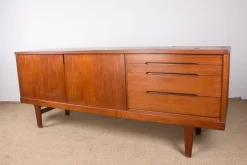 Pamono Brutalist Danish Teak Sideboard by Henning Kjærnulf for Vejle Stole, 1960s Discount