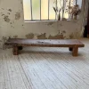 Pamono Brutalist Oak Coffee Table Bench, 1950s Sale