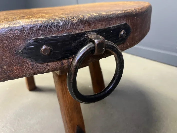 Pamono Brutalist Round Coffee Table, 1960s Discount