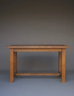 Pamono Brutalist Rustic Oak Dining Table from De Puydt, 1970s Online