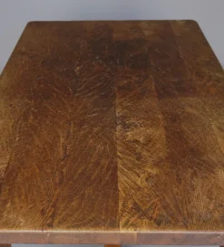 Pamono Brutalist Rustic Oak Dining Table from De Puydt, 1970s Online