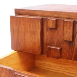 Pamono Brutalist Wooden Chest of Drawers, Italy, 2010s Clearance