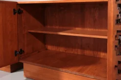 Pamono Brutalist Wooden Sideboards, 1960s, Set of 2 Outlet