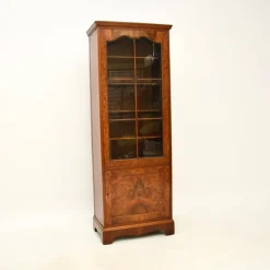 Pamono Burr Walnut Bookcase, 1930s Clearance