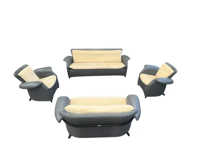 Pamono 22-C Living Room Set from De Sede, 1970s, Set of 4 Discount