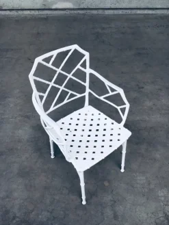 Pamono Calcutta Outdoor Armchair in Faux Bamboo by Hall Bradley for Brown Jordan, 1960s, Set of 4 Clearance