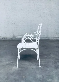 Pamono Calcutta Outdoor Armchair in Faux Bamboo by Hall Bradley for Brown Jordan, 1960s, Set of 4 Clearance