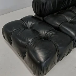 Pamono Camaleonda Modular Sofa in Black Leather by Mario Bellini for C&B / B&B Italia, 1970s, Set of 5 Online
