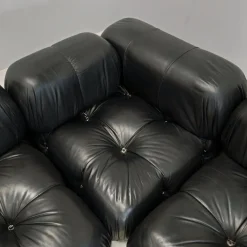 Pamono Camaleonda Modular Sofa in Black Leather by Mario Bellini for C&B / B&B Italia, 1970s, Set of 5 Online