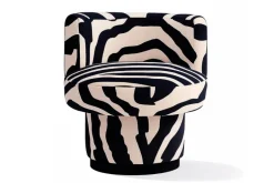 Pamono Caos Accent Chair in Zebra Furry Velvet from Moanne Outlet