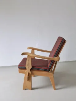 Pamono Carved Pine Lounge Chairs, Scandinavia, 1970s, Set of 2 New