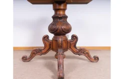 Pamono Carved Wooden Table Base Discount
