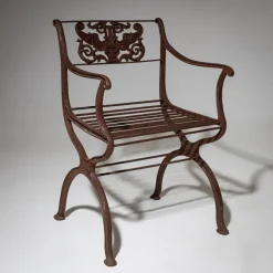 Pamono Cast Iron Garden Chairs after Karl Friedrich Schinkel from Lauchhammer Foundry, 20th Century, Set of 2 Best