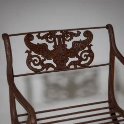 Pamono Cast Iron Garden Chairs after Karl Friedrich Schinkel from Lauchhammer Foundry, 20th Century, Set of 2 Best