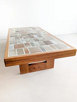 Pamono Ceramic Coffee Table from Maison Regain, 1970s Online