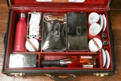 Pamono Ceramic Picnic Trunk, 1890s, Set of 39 Discount