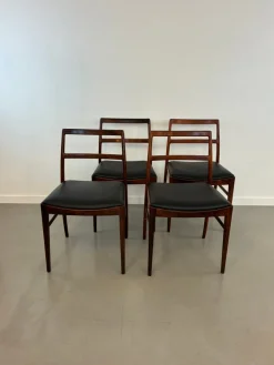 Pamono Chairs by Arne Vodder for Sibast, 1960s, Set of 4 Hot