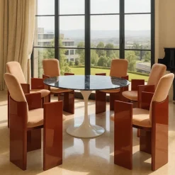 Pamono Chairs by Kinu di Motomi Kawakami for Arflex 1983, Set of 6 Outlet