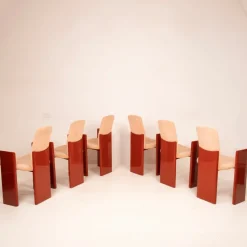 Pamono Chairs by Kinu di Motomi Kawakami for Arflex 1983, Set of 6 Outlet