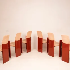 Pamono Chairs by Kinu di Motomi Kawakami for Arflex 1983, Set of 6 Outlet