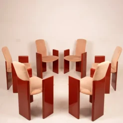 Pamono Chairs by Kinu di Motomi Kawakami for Arflex 1983, Set of 6 Outlet