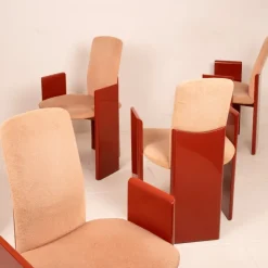 Pamono Chairs by Kinu di Motomi Kawakami for Arflex 1983, Set of 6 Outlet