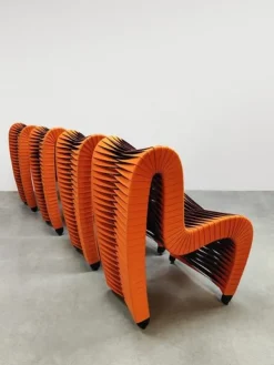 Pamono Chairs by Nuttapong Charoenkitivarakorn for Boonchucharoenkit, Set of 4 New