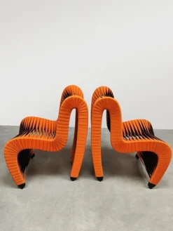 Pamono Chairs by Nuttapong Charoenkitivarakorn for Boonchucharoenkit, Set of 4 New