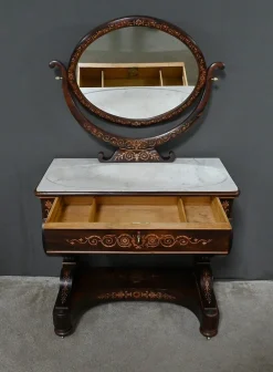 Pamono Charles X Marquetry Dressing Table, Early 19th Century Hot