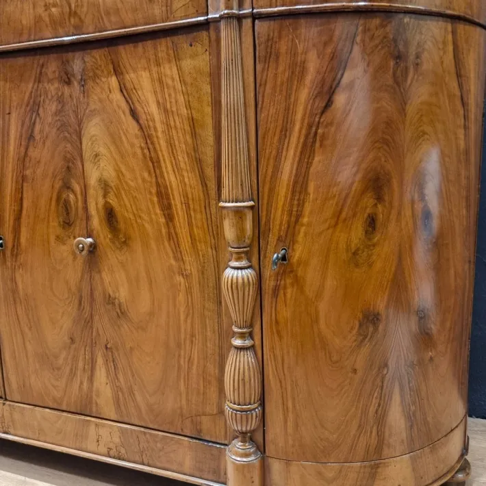 Pamono Charles X Walnut Sideboard, 1820s Best