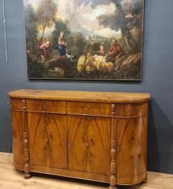 Pamono Charles X Walnut Sideboard, 1820s Best