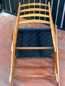 Pamono Cherry Rocking Chair, 1970s Online