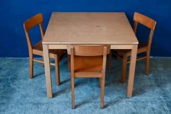 Pamono Childrens Activity Table and Chairs, Set of 4 New