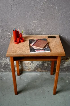 Pamono Childrens Desk & School Chair, 1950s, Set of 2 New