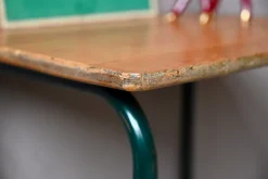 Pamono Children's School Desks, France, 1950s, Set of 2