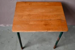 Pamono Children's School Desks, France, 1950s, Set of 2