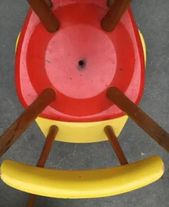 Pamono Children's Table & Chairs Set by Karla Drabsch for Kleid & Raum, 1950s, Set of 5 New