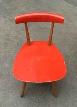 Pamono Children's Table & Chairs Set by Karla Drabsch for Kleid & Raum, 1950s, Set of 5 New