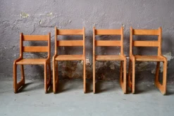 Pamono Children's Table and Activity Chairs, 1960s, Set of 5 Hot