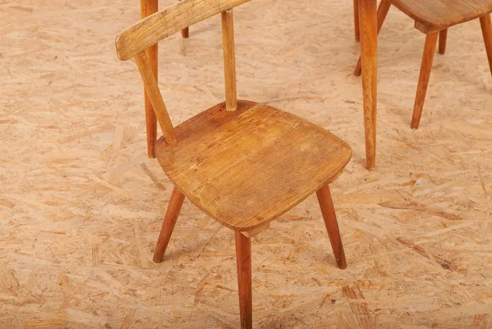 Pamono Childrens Table and Chairs by Jacob Müller for Wohnhilfe, Set of 3 Discount