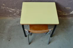 Pamono Child's Desk and Chair in Blue, Set of 2 Online