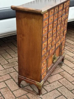 Pamono Chinese Apothecary Cabinet in Brass Clearance