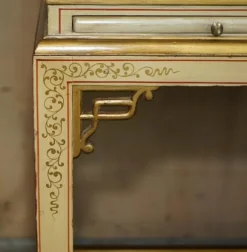 Pamono Chinese Chinoiserie Walnut Dressing Table and Stool, 1920s, Set of 2 Outlet