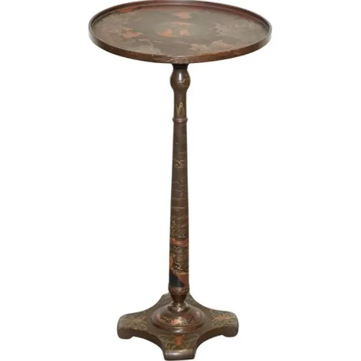 Pamono Chinoiserie Lacquered Side Table Hot