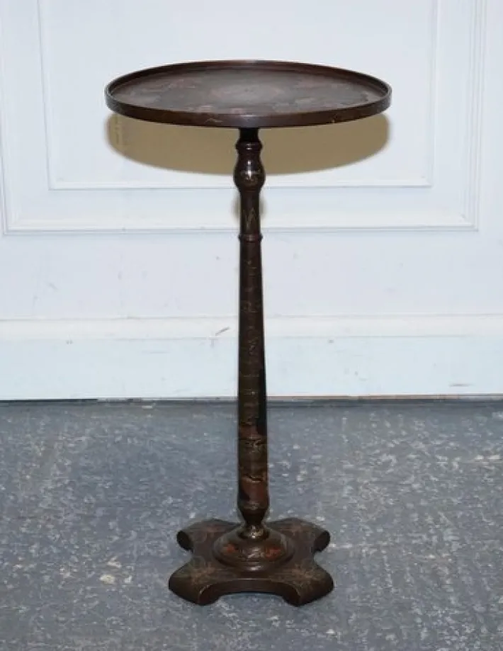 Pamono Chinoiserie Lacquered Side Table Hot