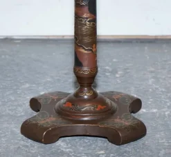 Pamono Chinoiserie Lacquered Side Table Hot