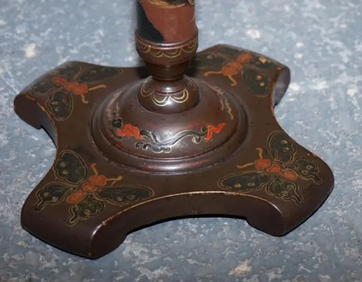 Pamono Chinoiserie Lacquered Side Table Hot