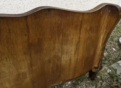 Pamono Chippendale Bed with Walnut Veneered Sides Online