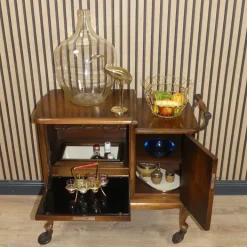 Pamono Chippendale Style Bar Cart, 1960s New