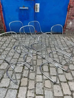 Pamono Chrome Cantilever Chair by Gastone Rinaldi Best